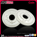 Custom plated fashion silver coins